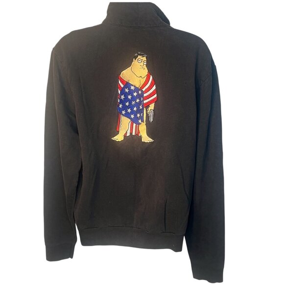 AMERICAN DAD Cast & Crew Gift Sweatshirt Stan Smith Embroidered Character Sn 2 - Picture 3 of 7